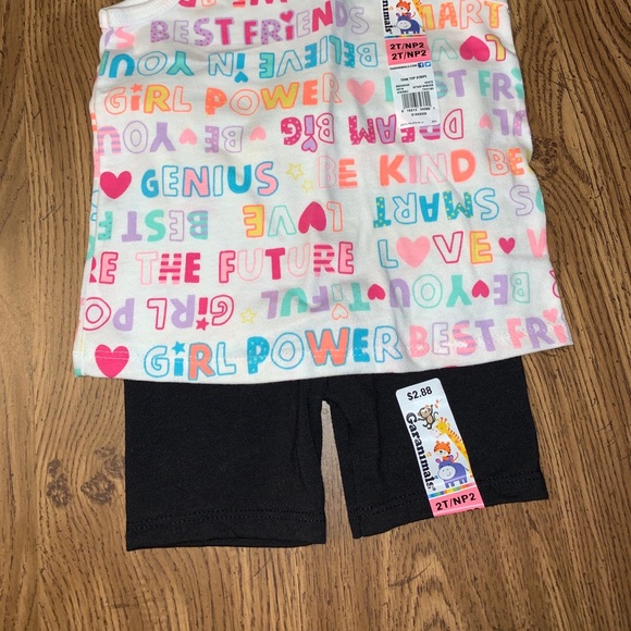 Toddler girl tank short set - Picture 2 of 2